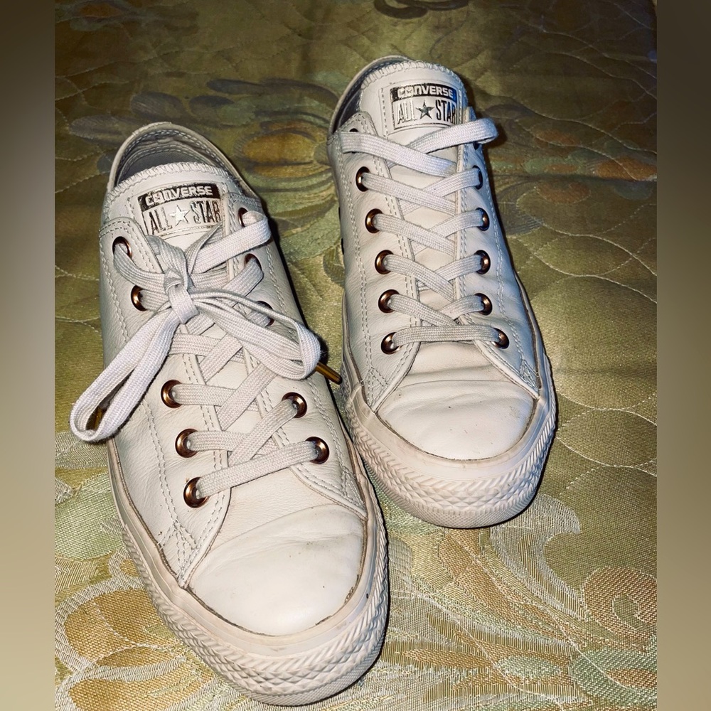 Converse, Size 8, Tan Leather